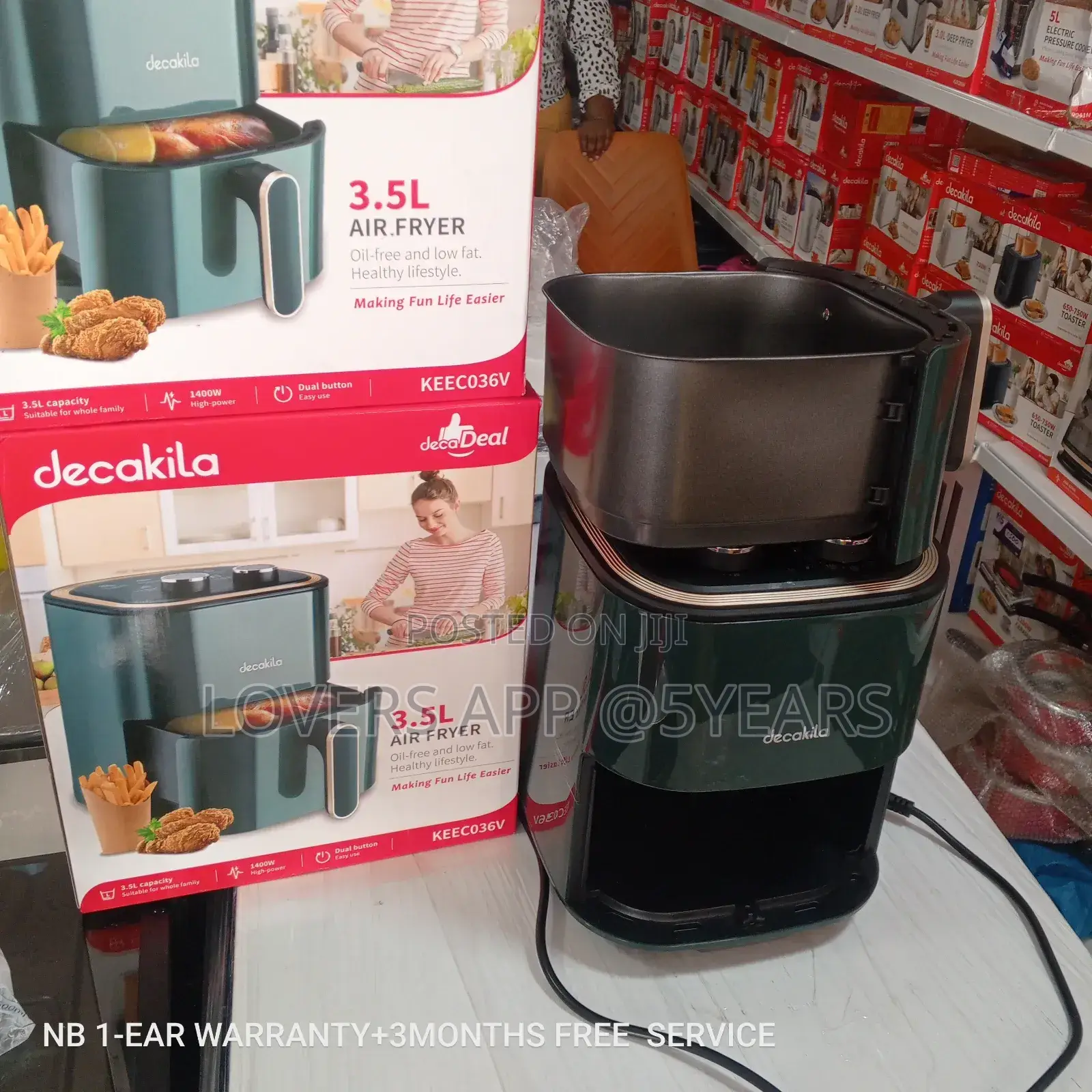 Loaded 3.5l Decakila Air Fryer