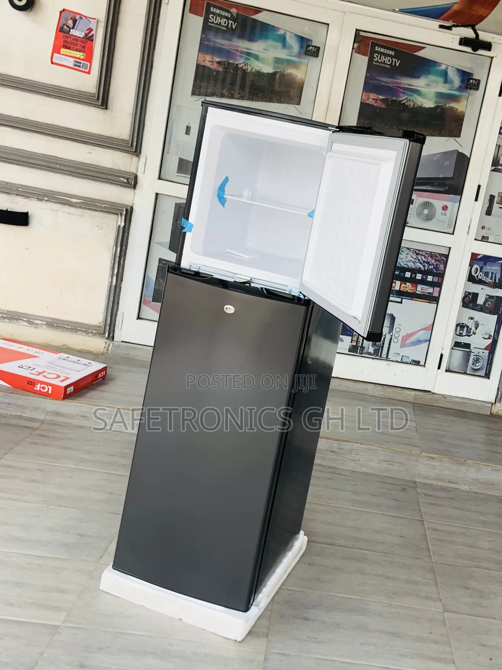 Shop Classic 162l Doubledoor Dark Grey Topfreezer Pf-262
