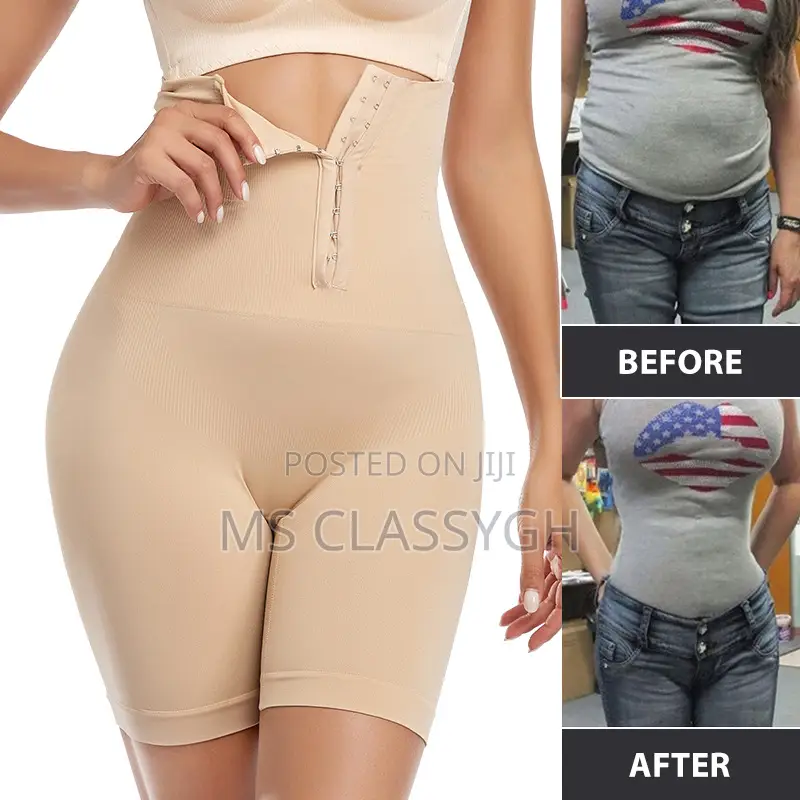 High Waist Tummy Control Brief With Hook 3-Step S-5xl
