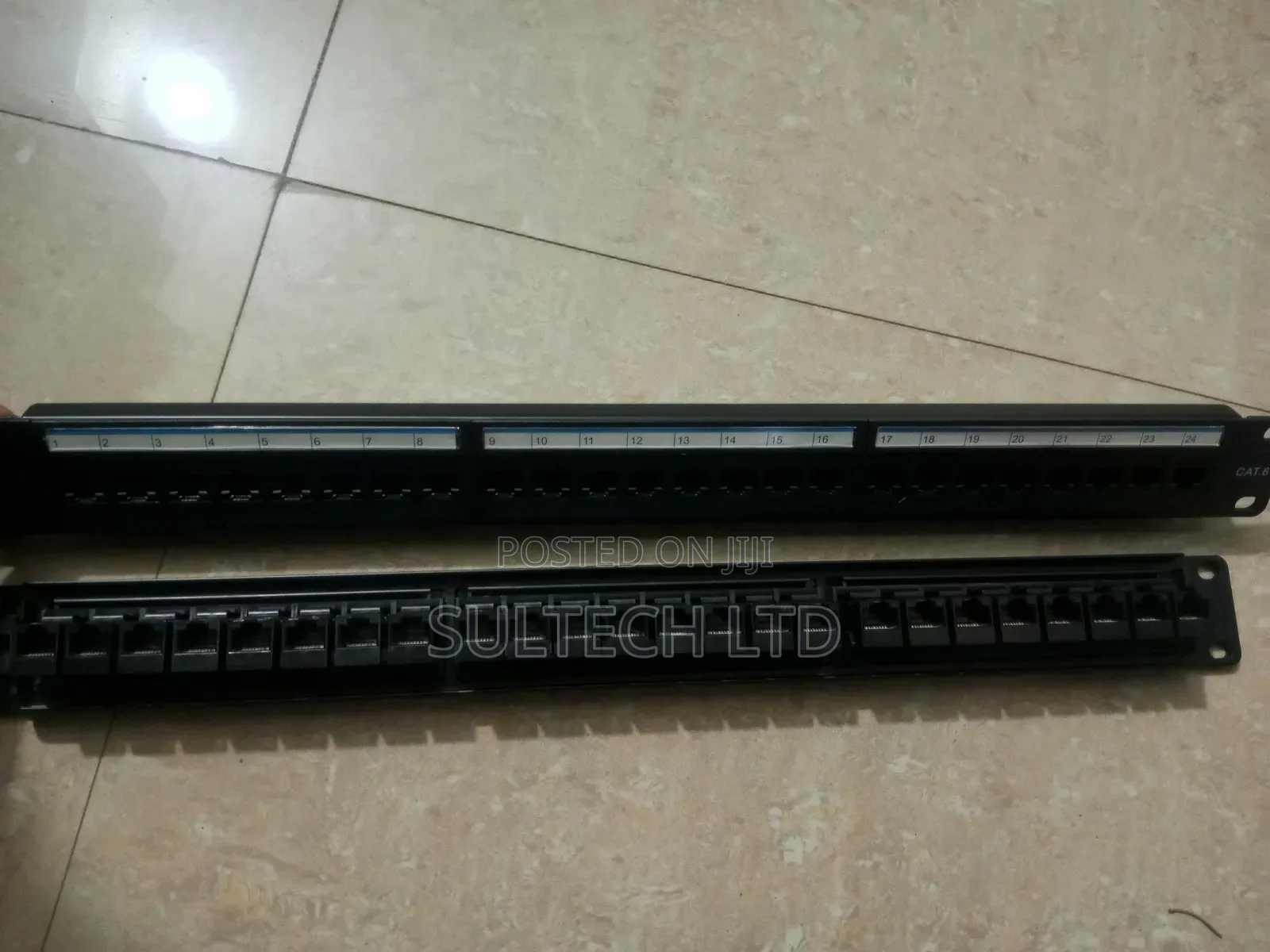 24port Rj45 To Rj45 Patch Panel