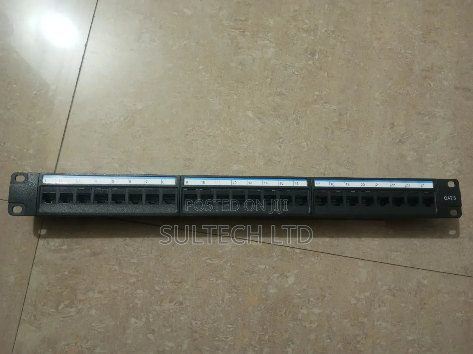 24port Rj45 To Rj45 Patch Panel
