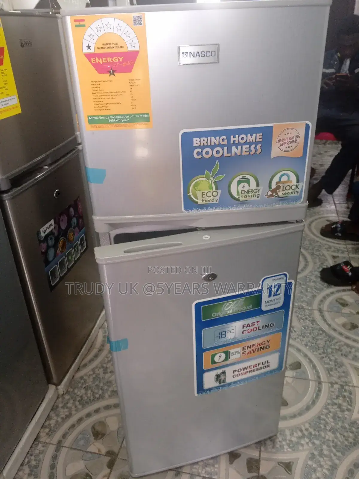 Action Oriented Nasco Nasf2-14s Fridge Freezer Energy 108l