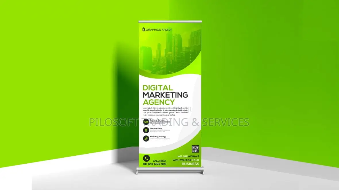 Roll Up (Pull Up) Banner With Printing