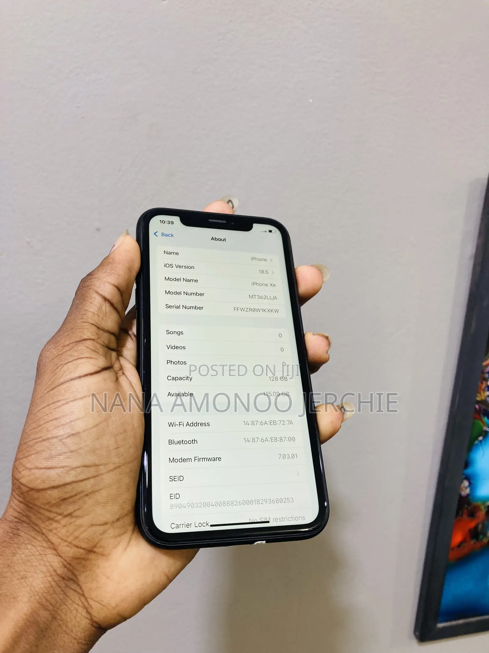 Apple iPhone XR 128 GB Black