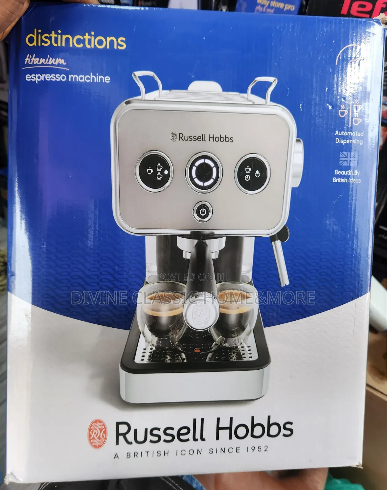 Russell Hobbs Automatic Espresso Coffee Machine 15bar