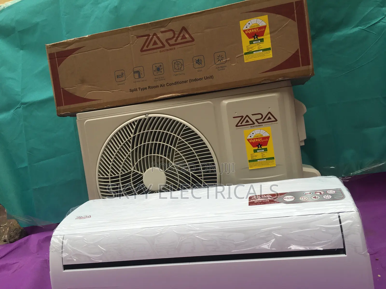 2.0hp of Zara Split Air Conditioner R410 Gas