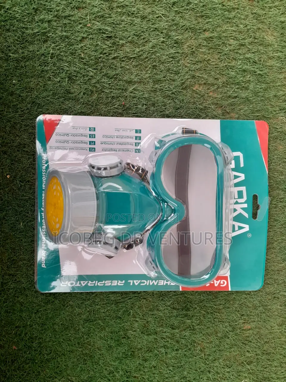 Gabka Gas Mask And Goggles Set/Respirator/Mask/Goggles