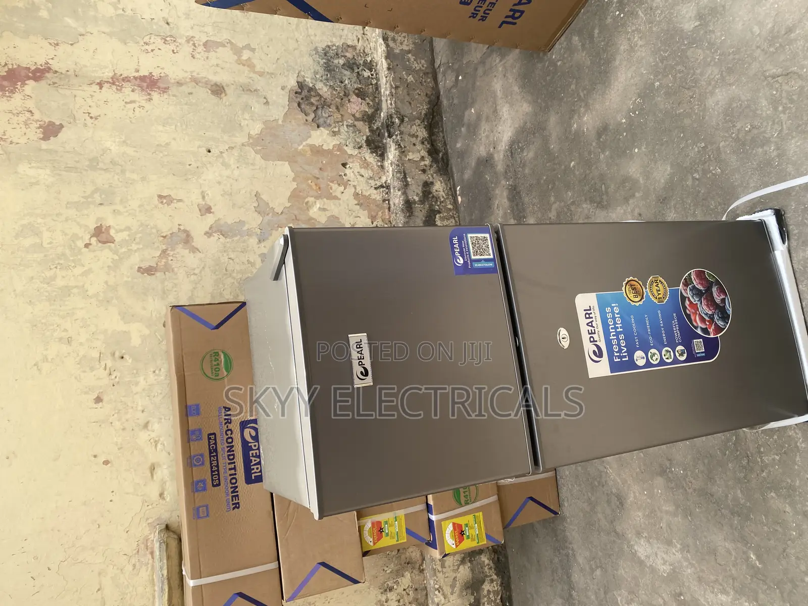 Pf-126-5e Pearl 90liters Double Door Fridge