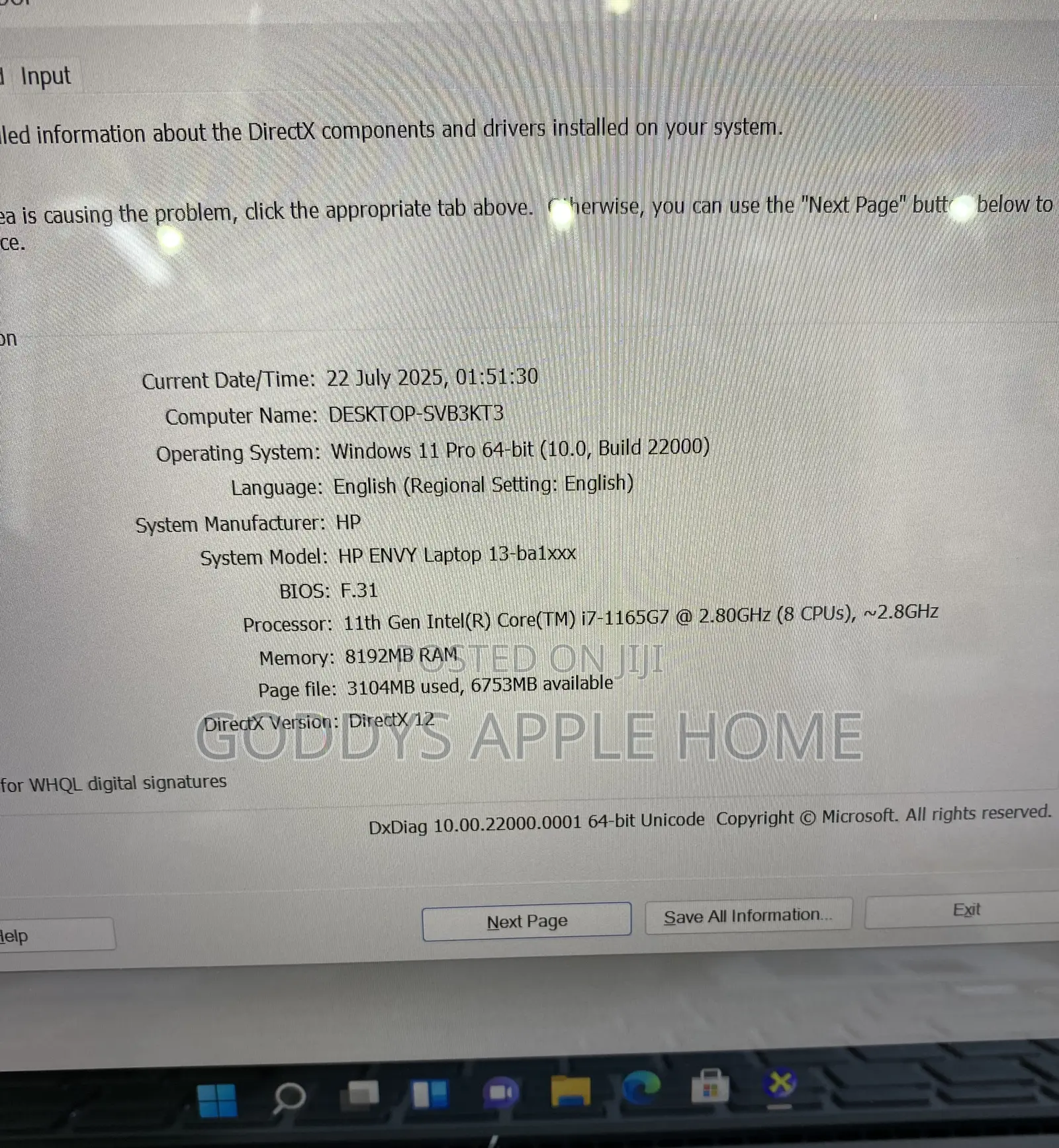 Laptop HP Envy 13 8GB Intel Core i7 SSD 256GB