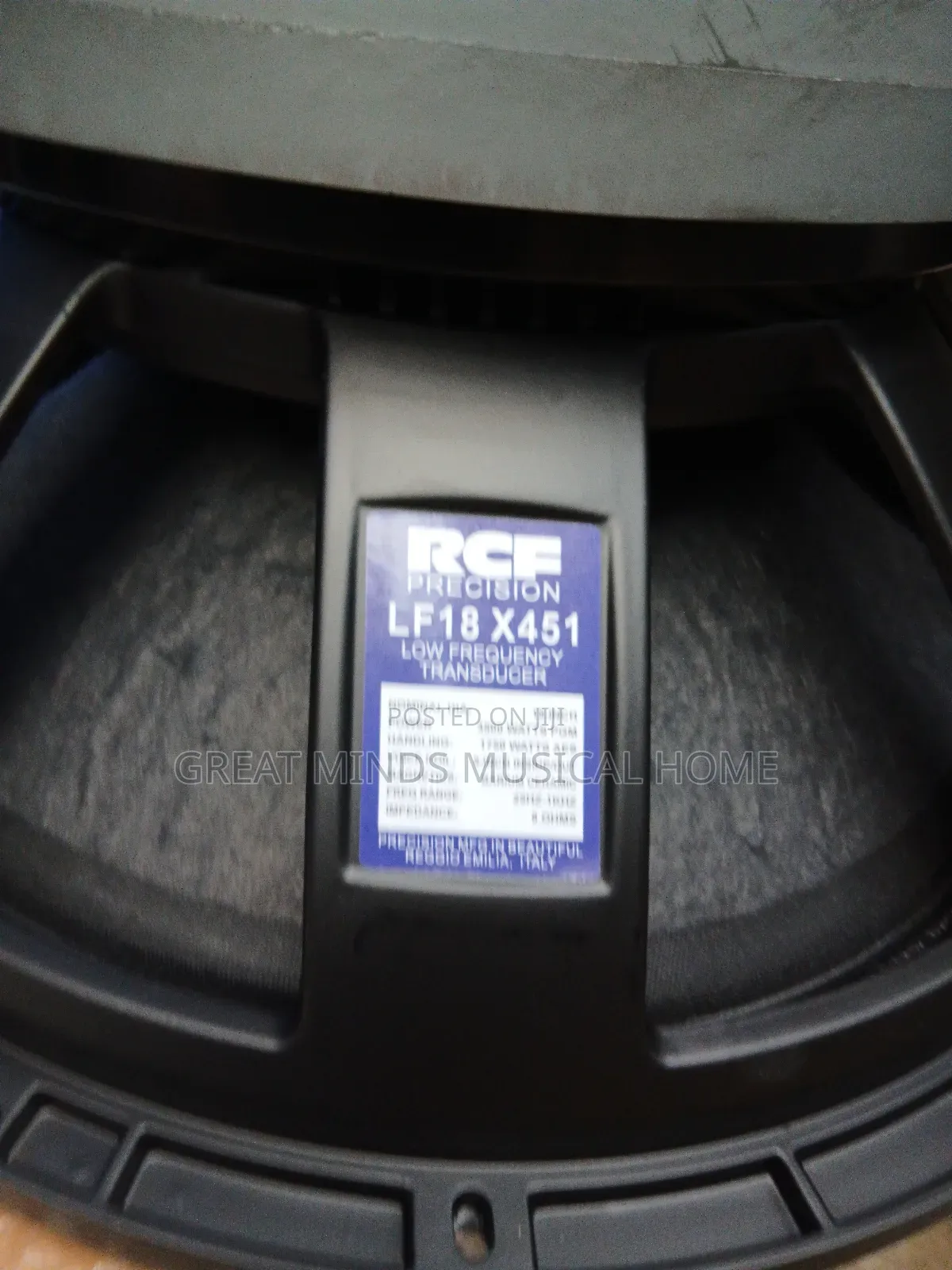 RCF 3500 Watt Naked Speakers