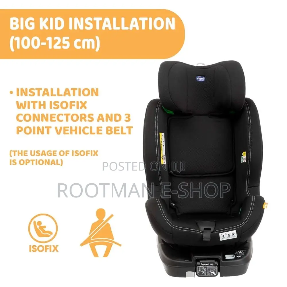 Chicco Seat3 Fit I-Size Car Seat. Black