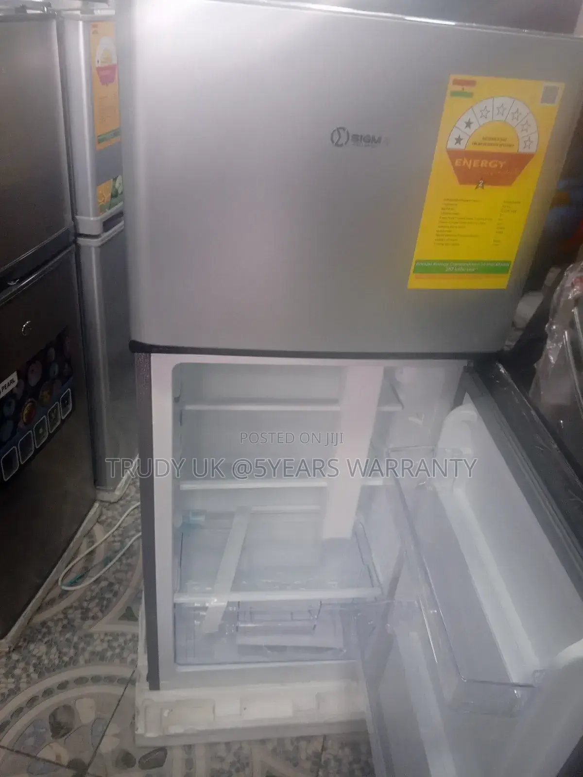 Blissful 113l Sigma Fridge STDF-140 Freezer Energy Set