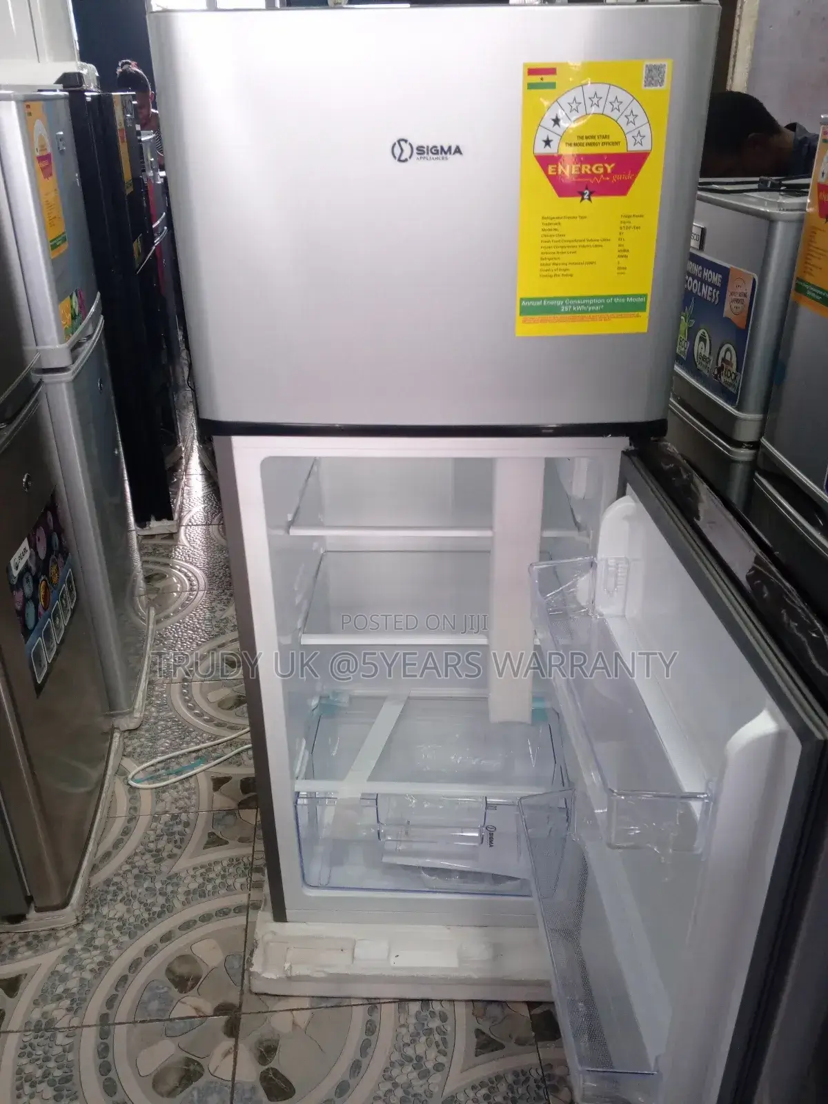 Eco Efficient Sigma Fridge Freezer Systematic Cooling Set