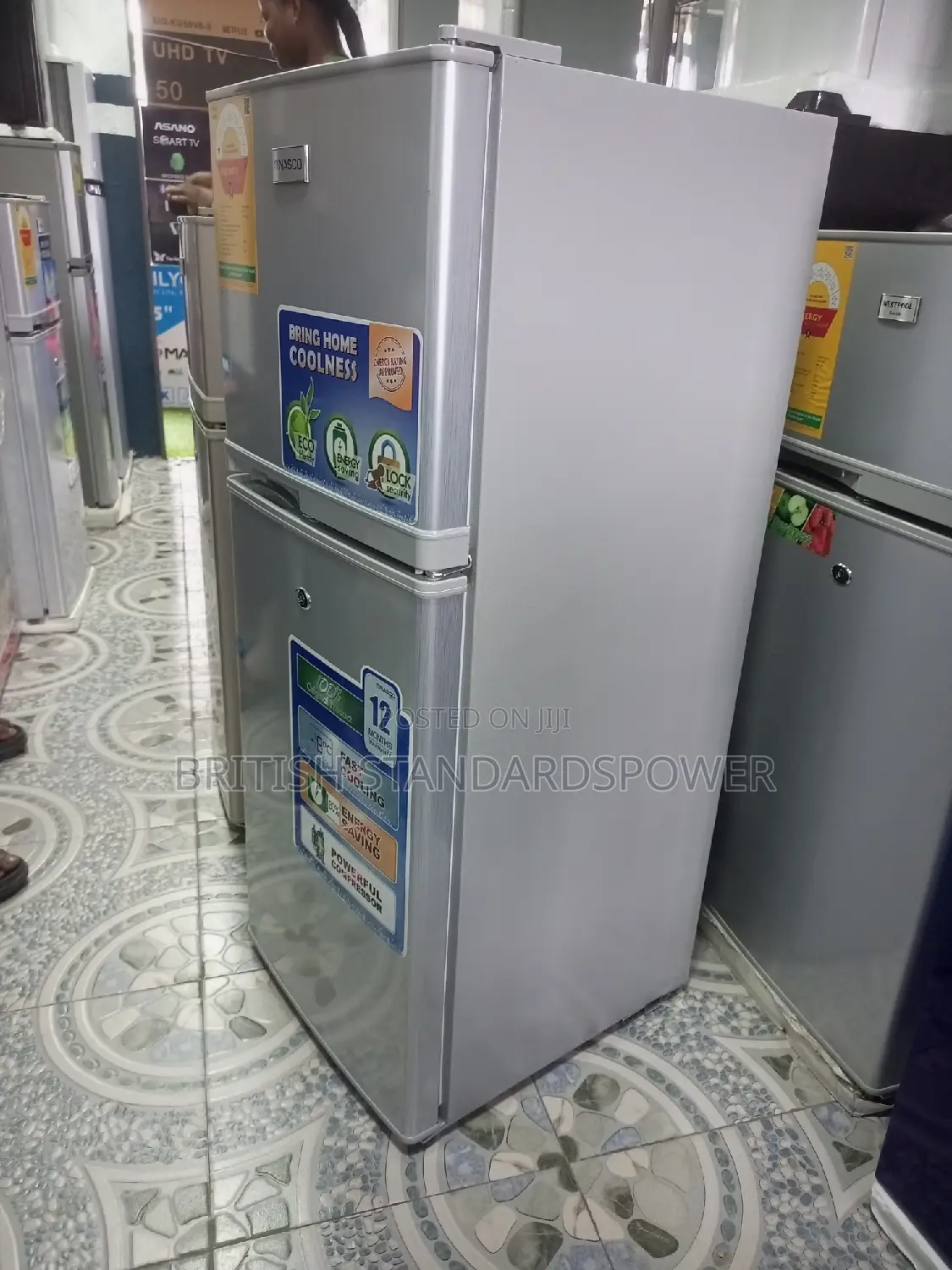 Gleeful 108l Nasco Nasf2-14s Fridge Freezer Systematic Set