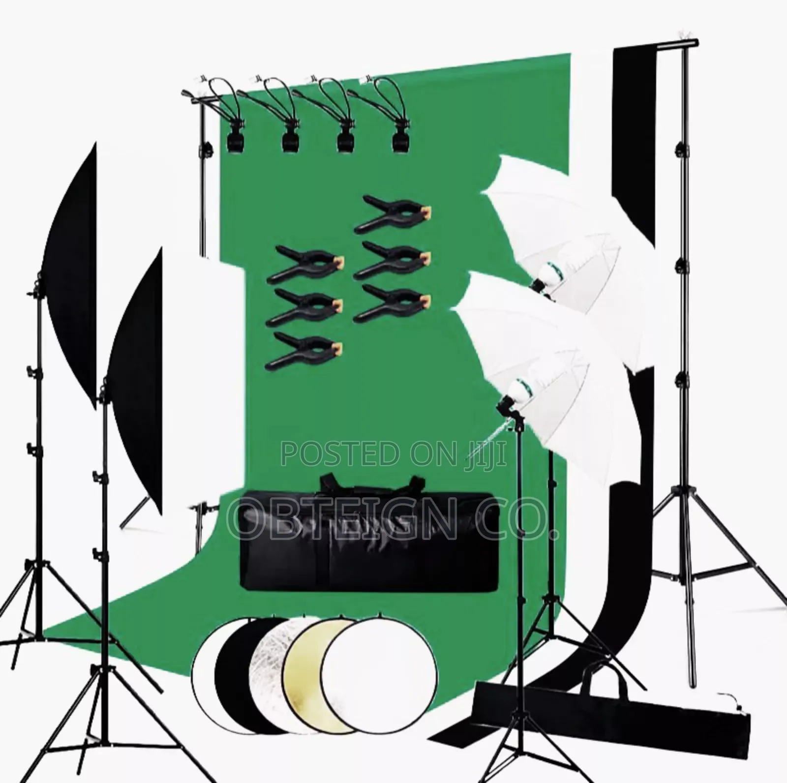 Photography Studio Full Kit(Softboxes Included)