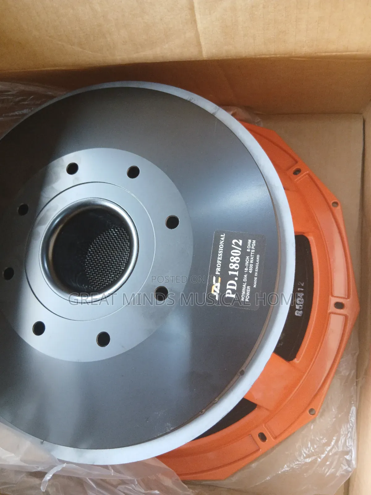 Jac Pd 1880/2 4500watts Naked Speakers