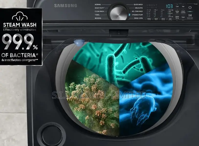 Eliminate Bacteria and Stains With Samsung 19kg Wash Machine