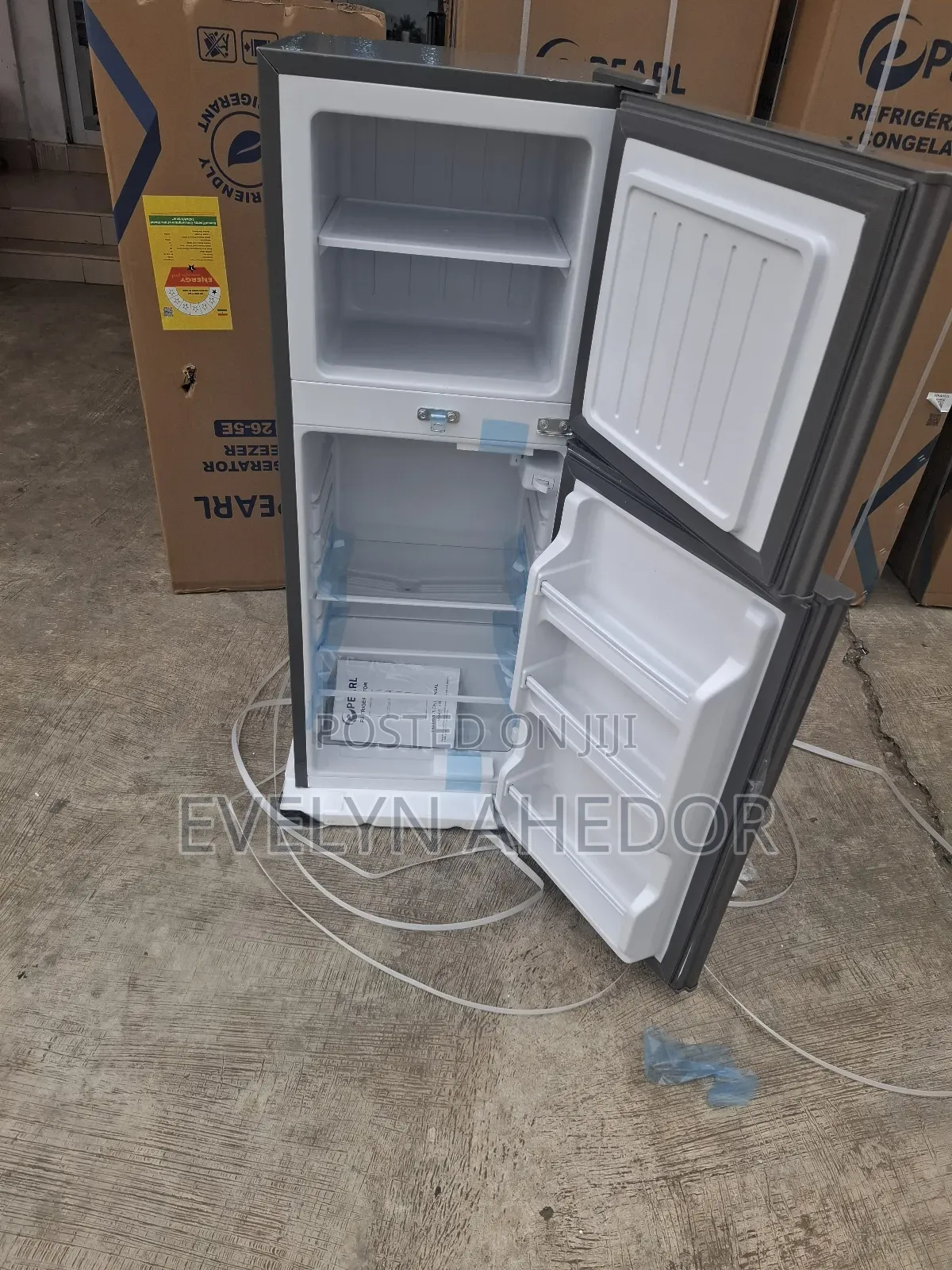 Baby Cute Pearl Double Door Table Top Fridge for Sale 80ltrs