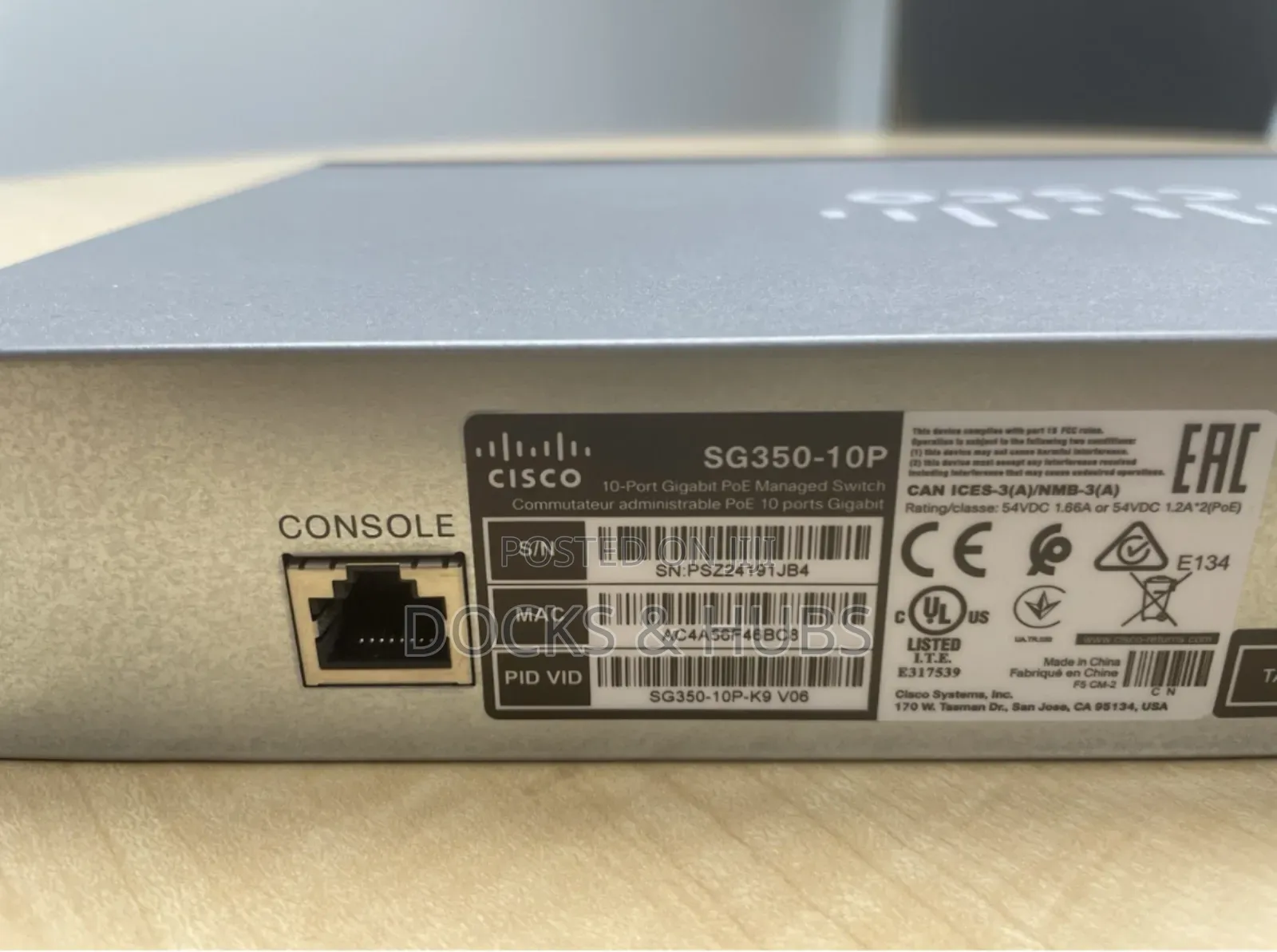 Cisco Systems Sg350-10mp / 10-Port Gigabit Poe Managed Switch