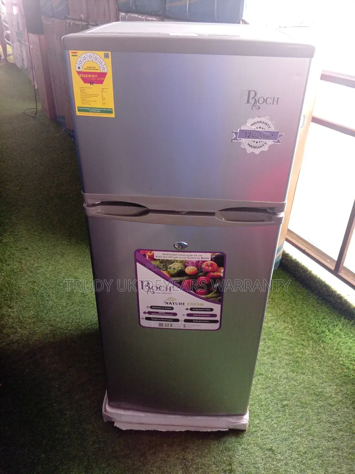 Lucrative RFR-140t-B Roch Fridge Freezer Energy Set