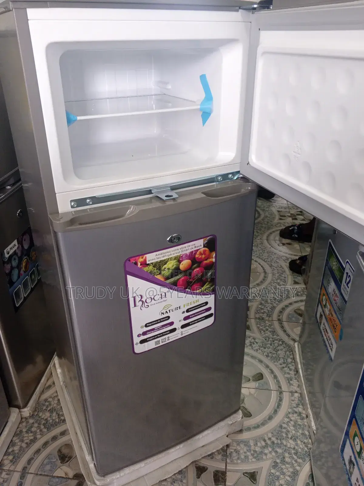 Superb Roch Fridge Freezer RFR-140t-B Energy Set