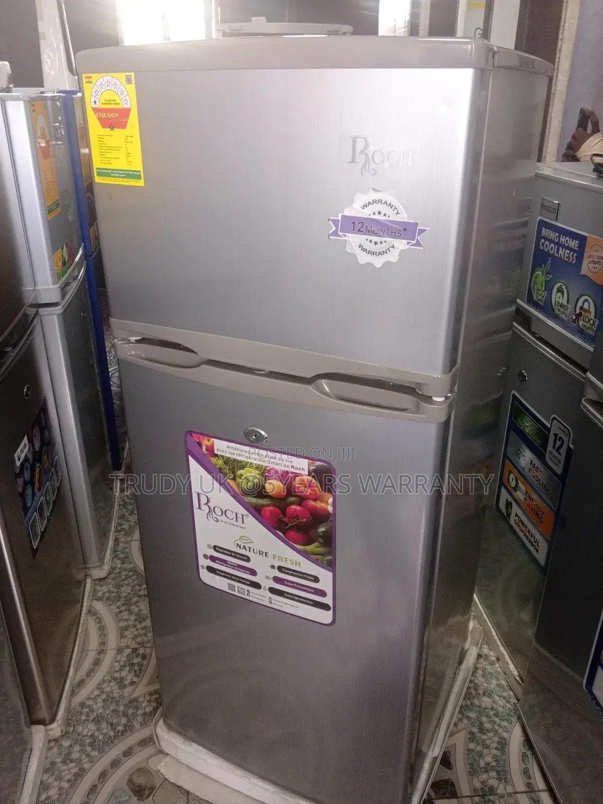 Lock Security RFR-140t-B Roch Fridge Freezer 117l Fridge