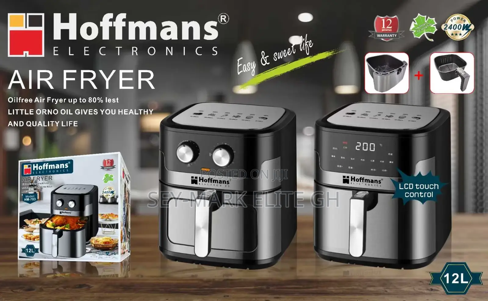 12l Hoffman Electric Airfryer