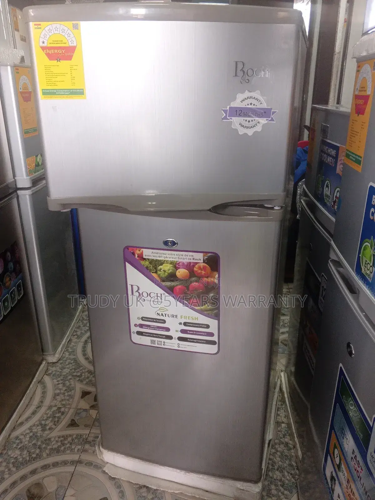 Trustworthy Roch 117l Energetic Fridge Freezer System Set