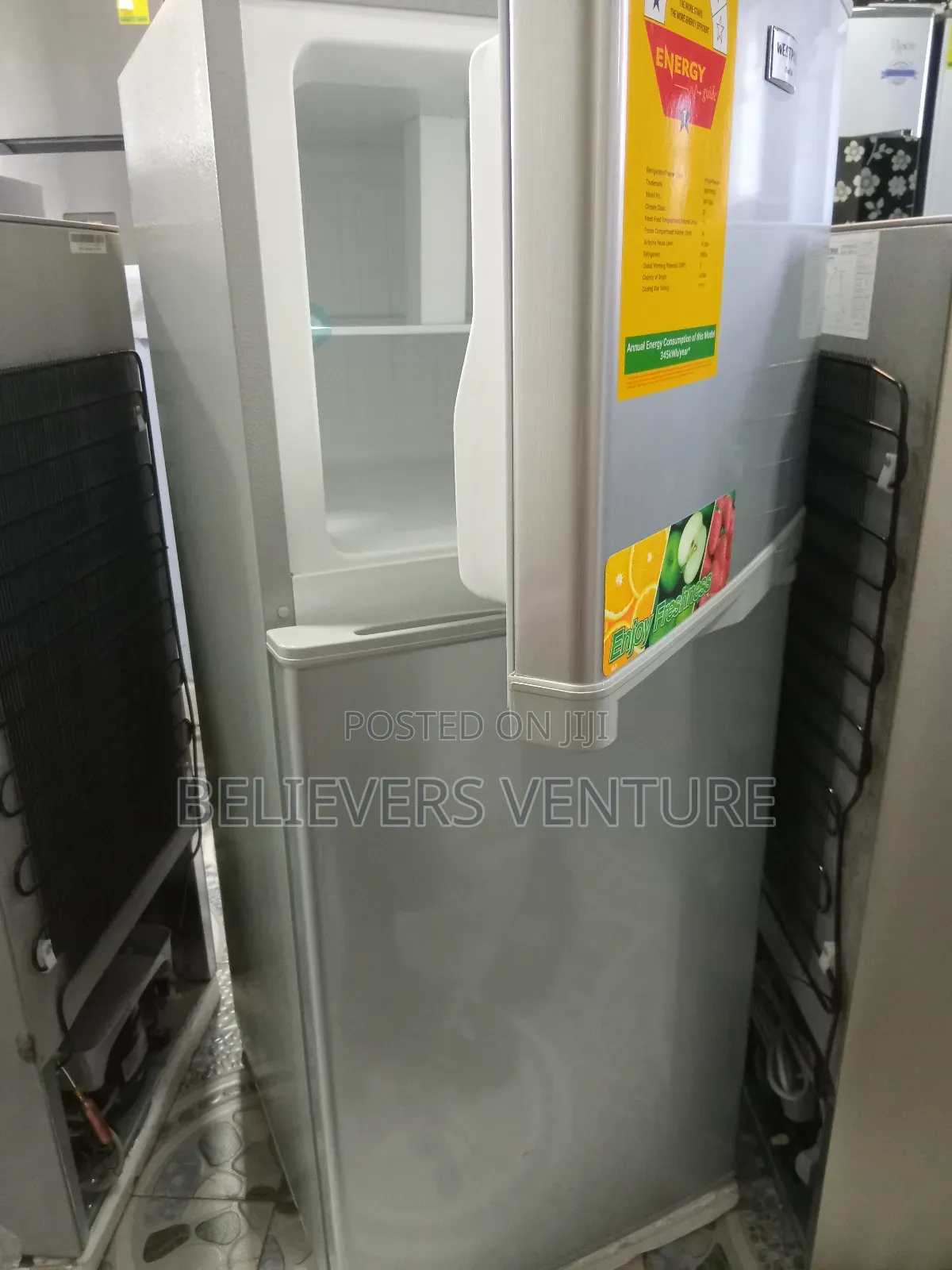 Double Door Lock Westpool Fridge Freezer 108liters Fridge