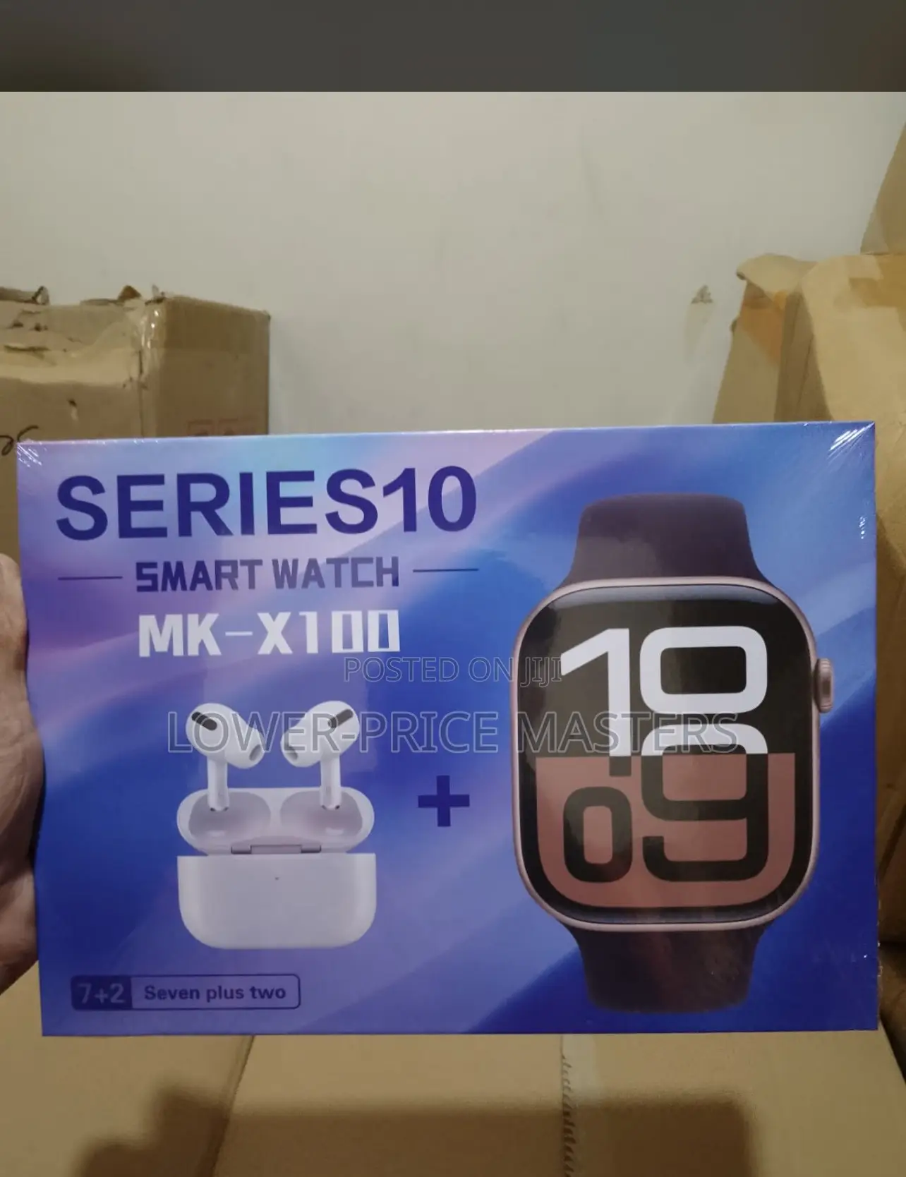 Series 10 Mix Smartwatch With Airpods (Multiple Straps )