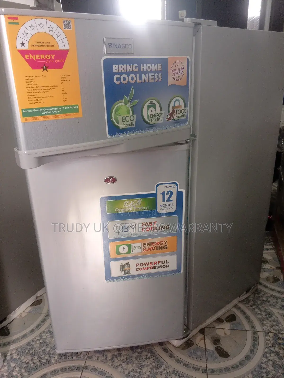 Astonished Nasco Nasf2-12s Fridge 95l Freezer Systematic Set