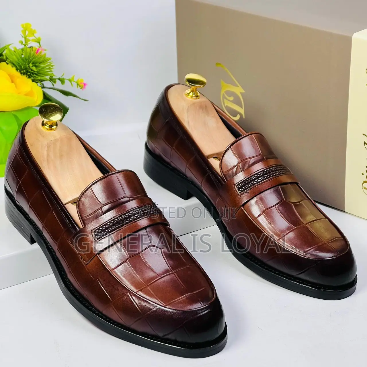 Dino Verratti Coffee Brown Laceless Men’S Shoe