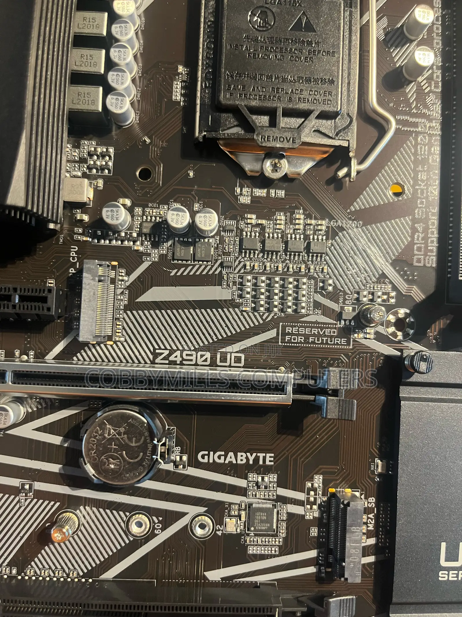 Gigabyte Z490-ud Mobo + I5-11500 Cpu