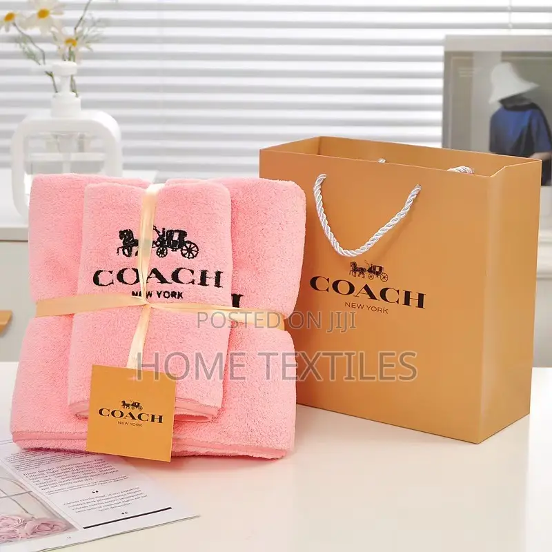 Pink Bath Towel And Pink Salon Towel