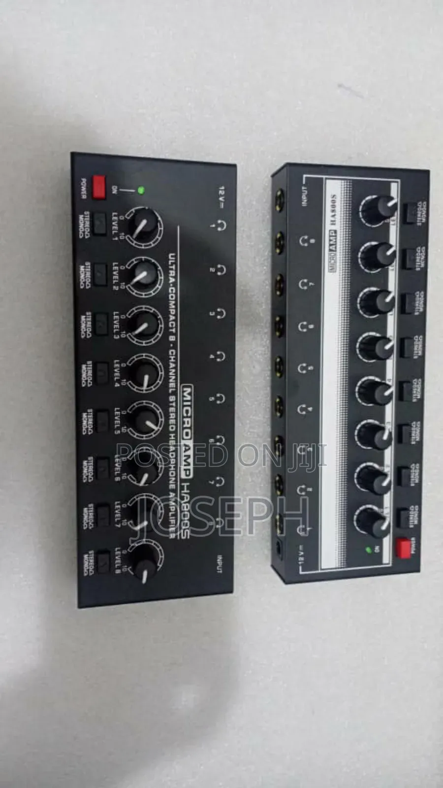 Headphone Amplifier / Splitter, Mono/Stereo 8 Channels