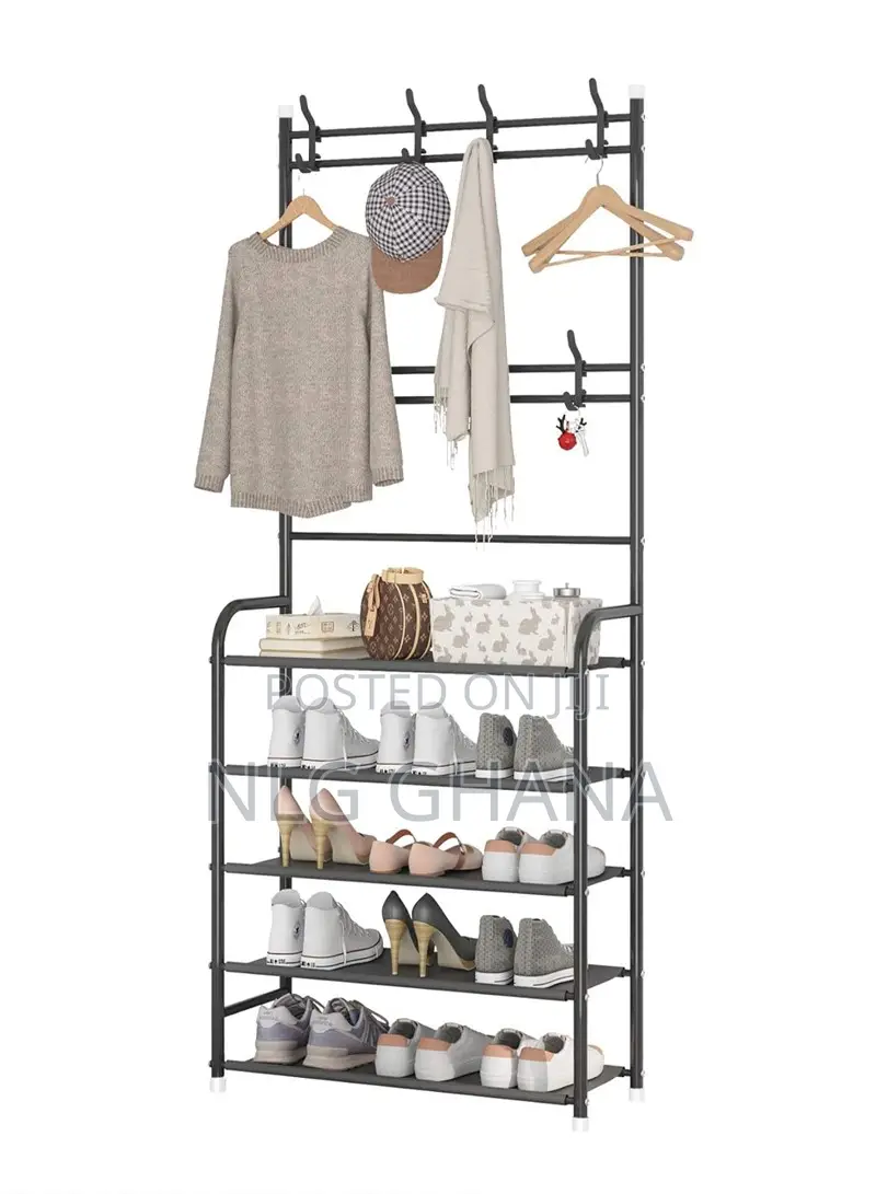 4-Layer Entrance Shoe Rack Sturdy Hall Tree Storage Ghx3649
