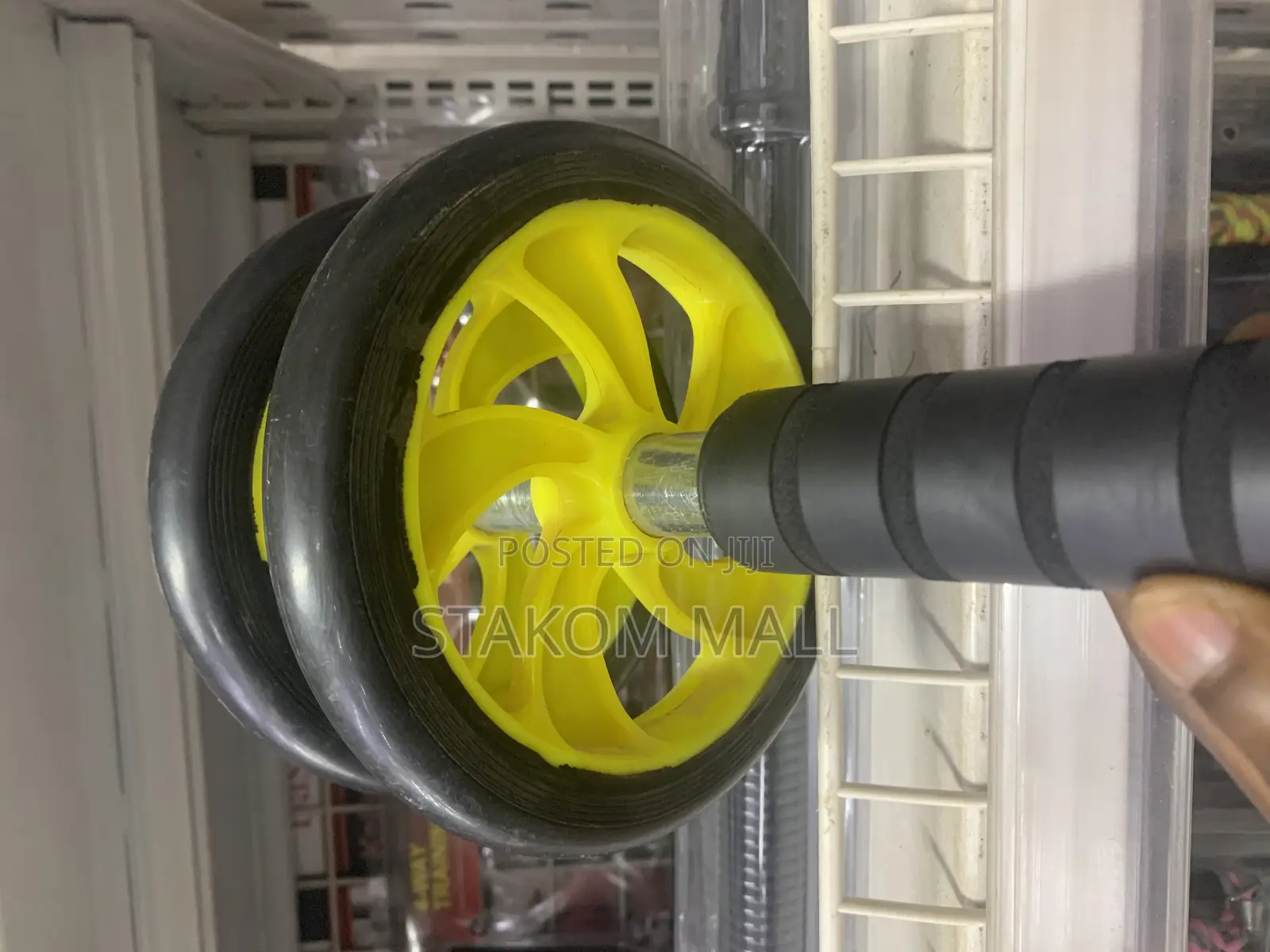 Double Abdominal Wheel for Exercise and Workout