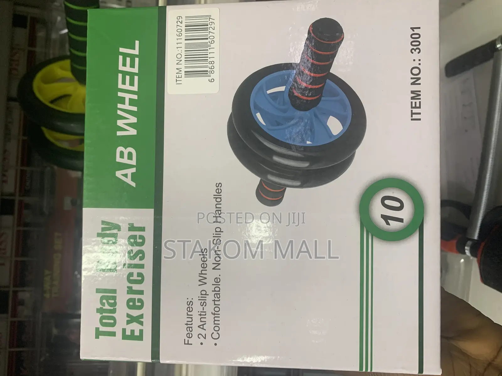 Double Abdominal Wheel for Exercise and Workout
