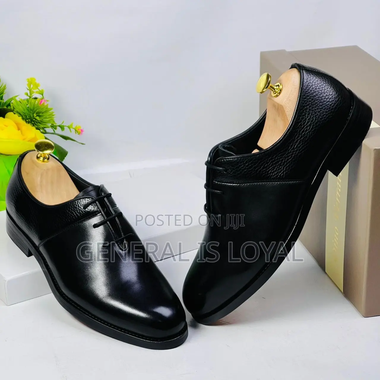 Dino Verratti Black Smooth Leather Men’S Shoe