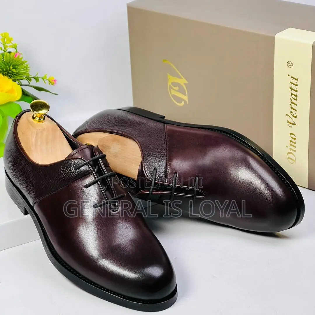 Dino Verratti Coffee Smooth Leather Men’S Shoe