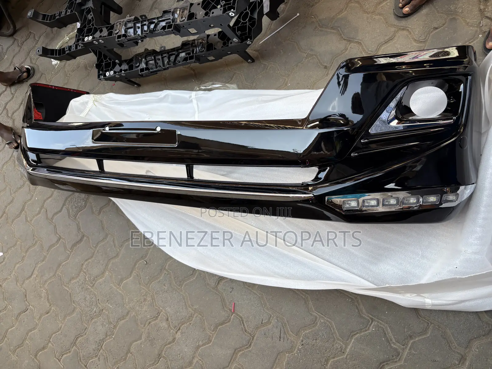 Land Cruiser Prado Front Bumper Spoiler Led 2014 2015 2016