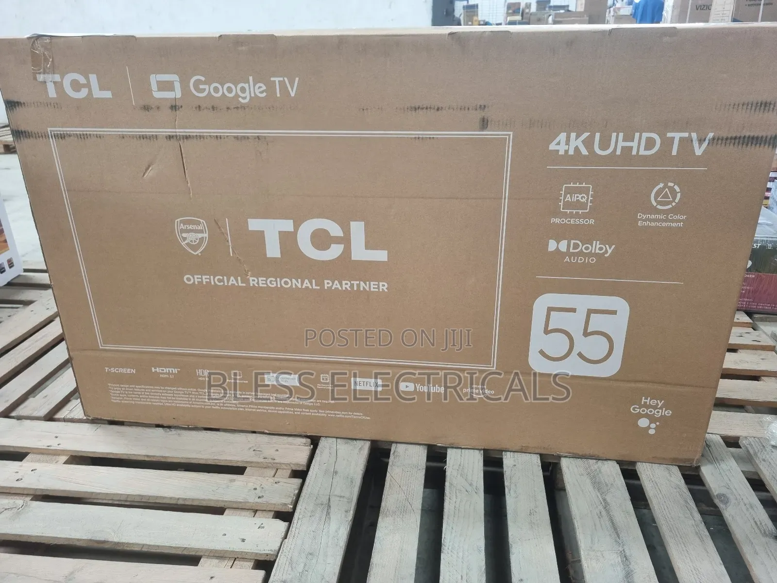 TCL 55" Uhd Smart Android TV