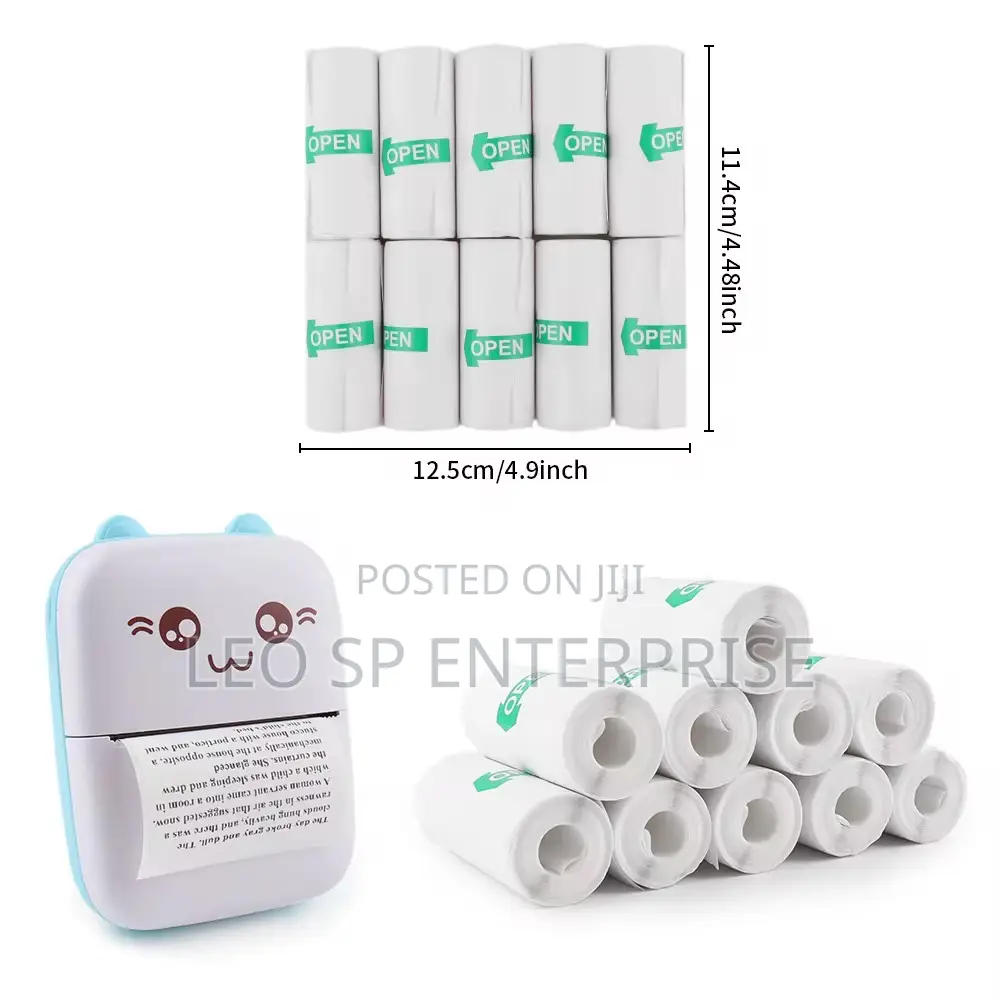10 Rolls Self Adhesive Printer Paper