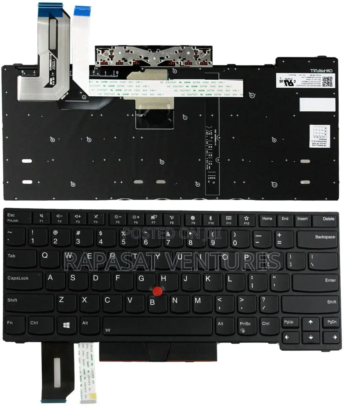 Us Black Backlit English Laptop Keyboard for Lenovo E480