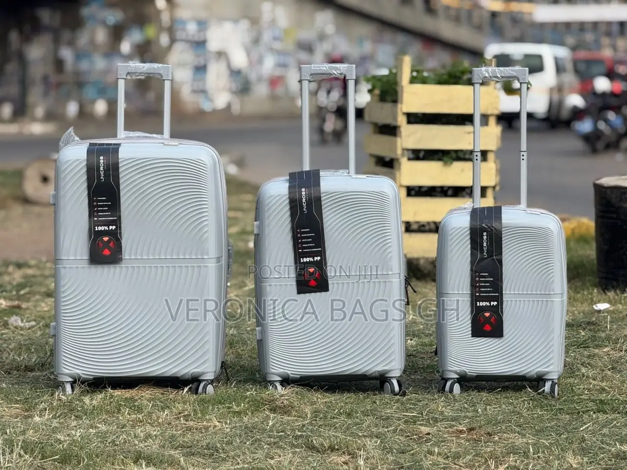 Trolley Bag 3 PCS Luggage Set Spinner 19,23,27 Inch