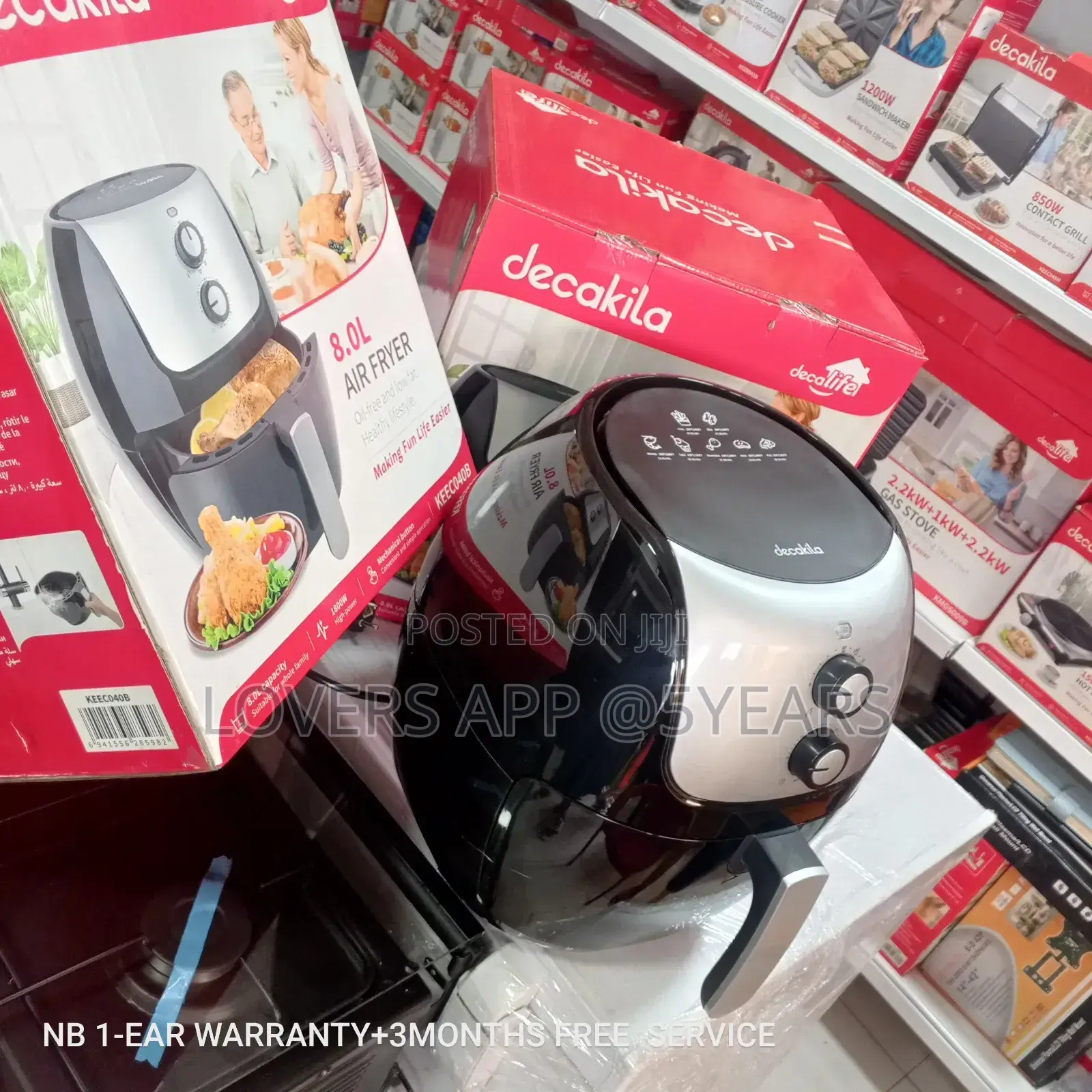 Amiable 8.0l Decakila Air Fryer