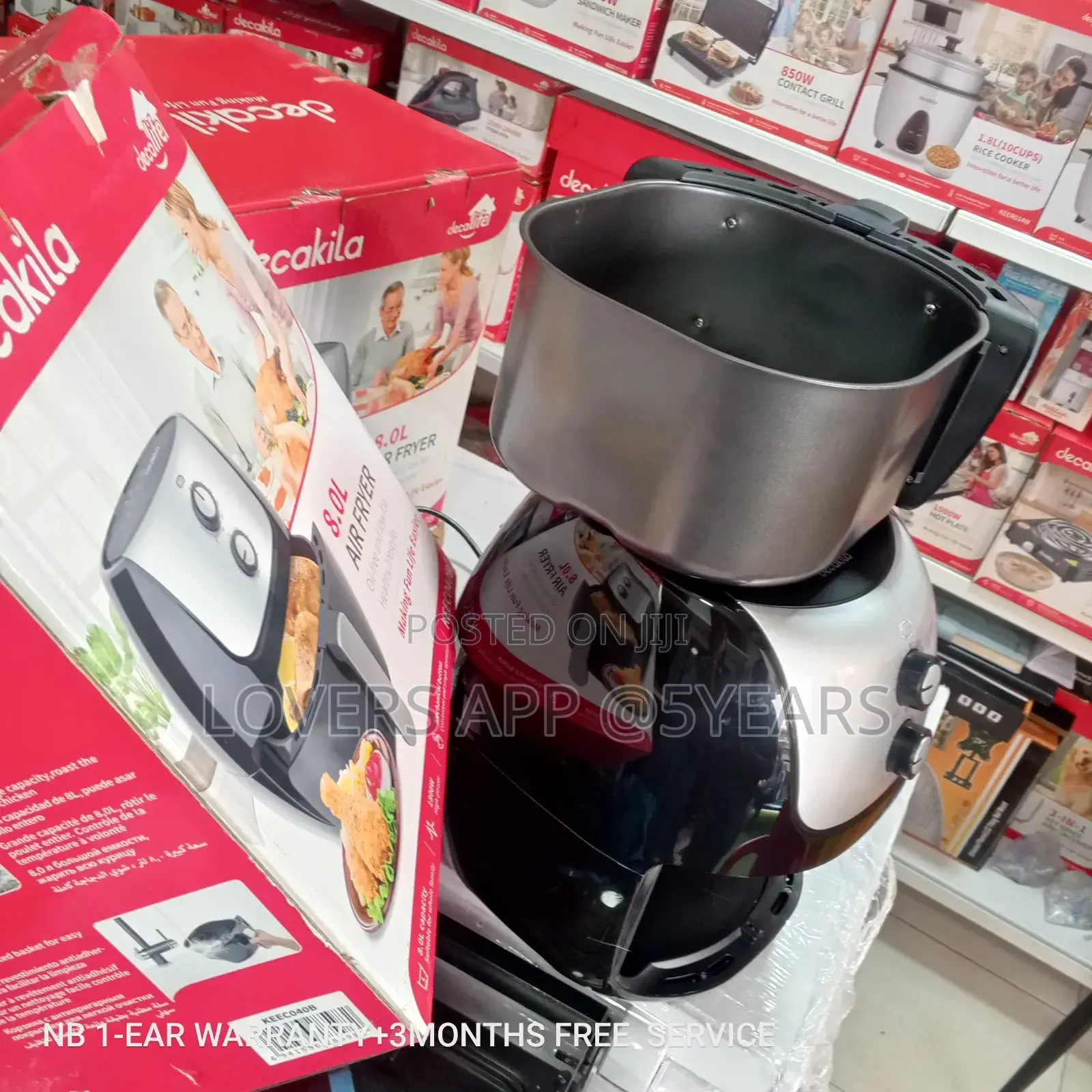 Perfectly Use Decakila 8.0l Decakila Air Fryer