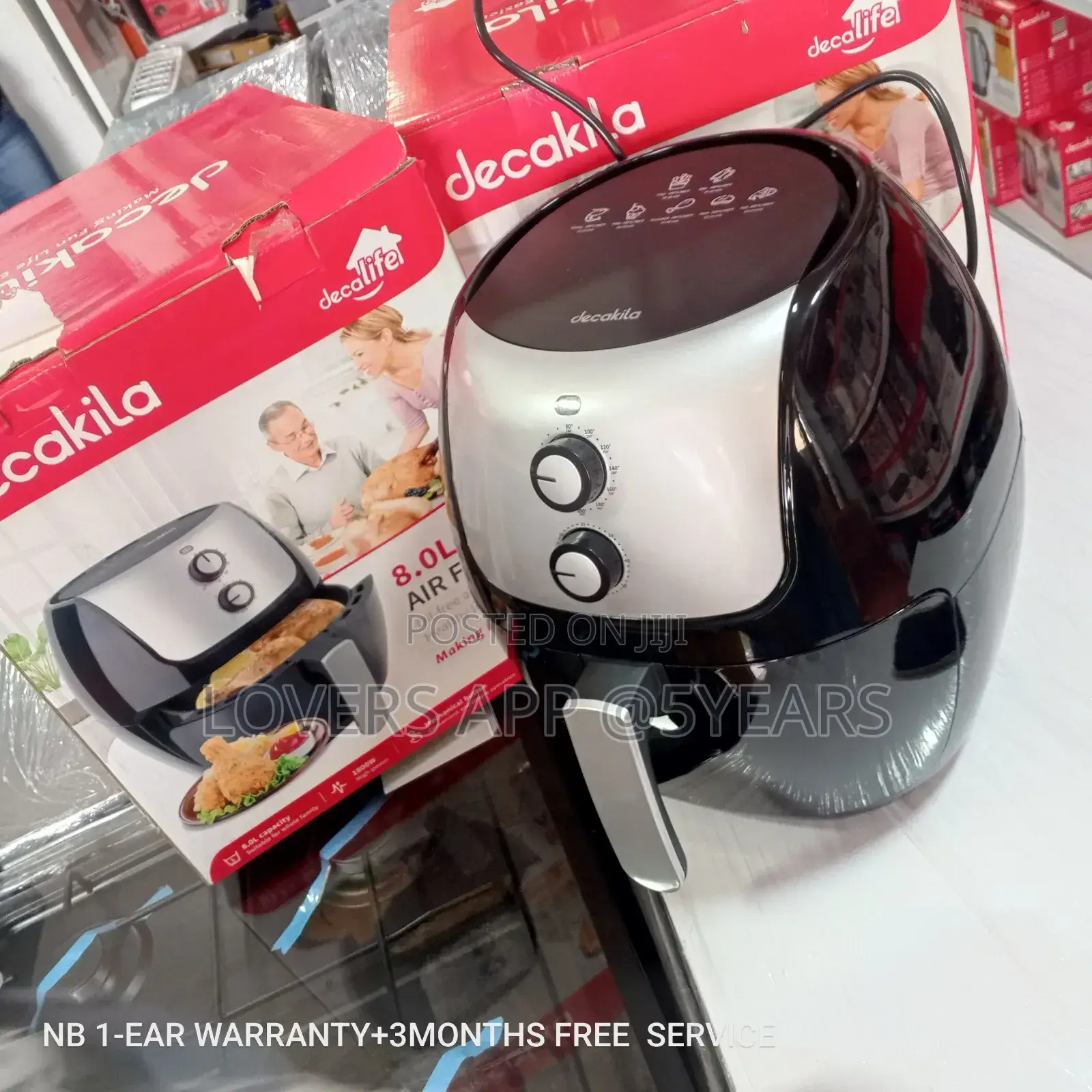 Kindhearted Decakila 8.0l Decakila Air Fryer