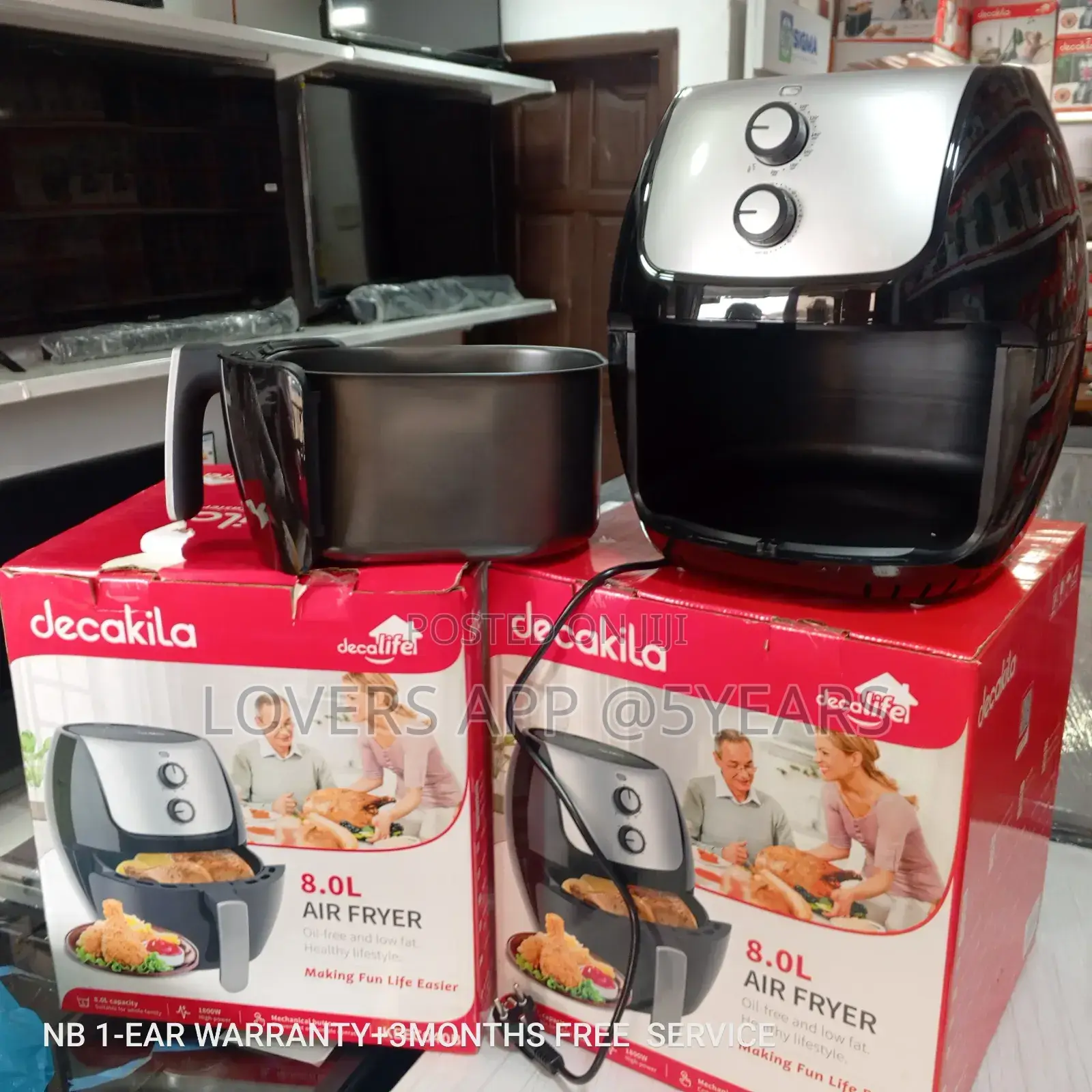 Particularly Decakila Air Fryer 8.0l Decakila Air Fryer