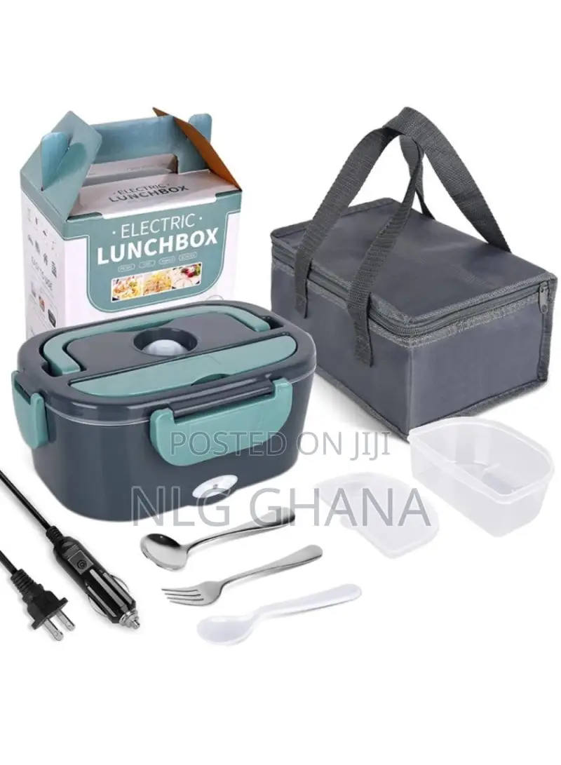 Heated Stainless Steel Lunch Box Food Warmer Set. Tvx11724